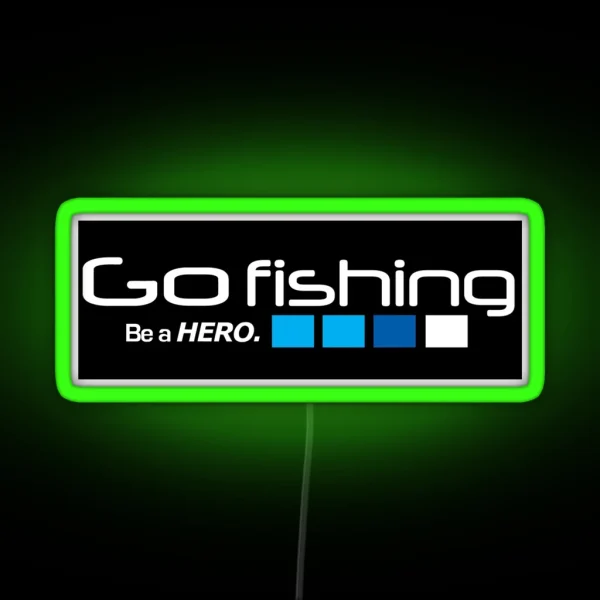 Fishing RGB Neon Sign
