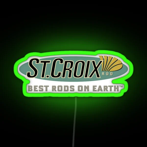 FISHING ST CROIX LOGO RGB Neon Sign