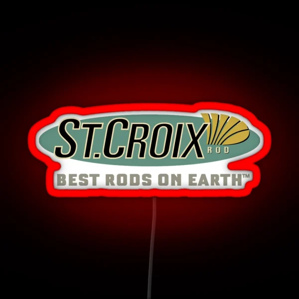 FISHING ST CROIX LOGO RGB Neon Sign