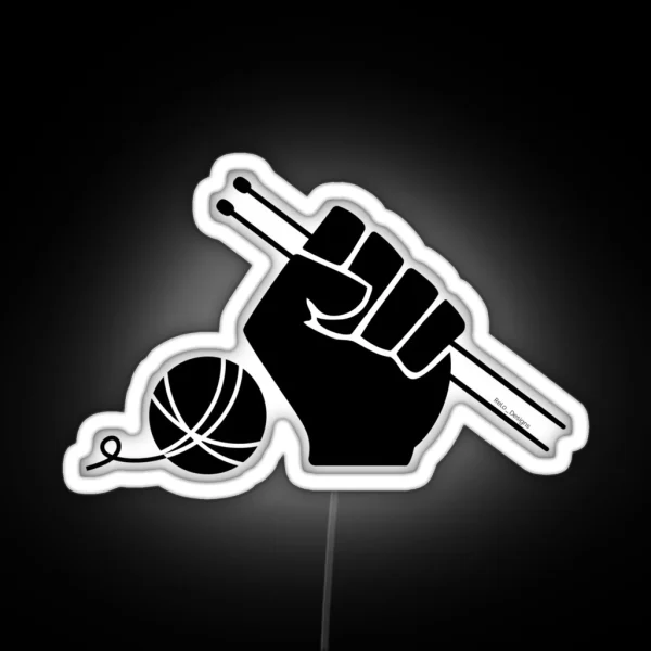 Fist And Needles RGB Neon Sign