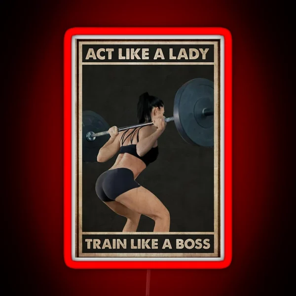 Fitness Boss RGB Neon Sign