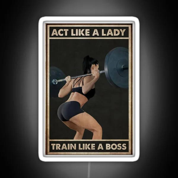 Fitness Boss RGB Neon Sign