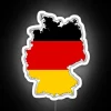 Flag Map Of Germany German Deutschland Country Map Outline With National Flag Inside RGB Neon Sign - Image 4
