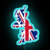Flag Map Of The United Kingdom RGB Neon Sign - Image 2