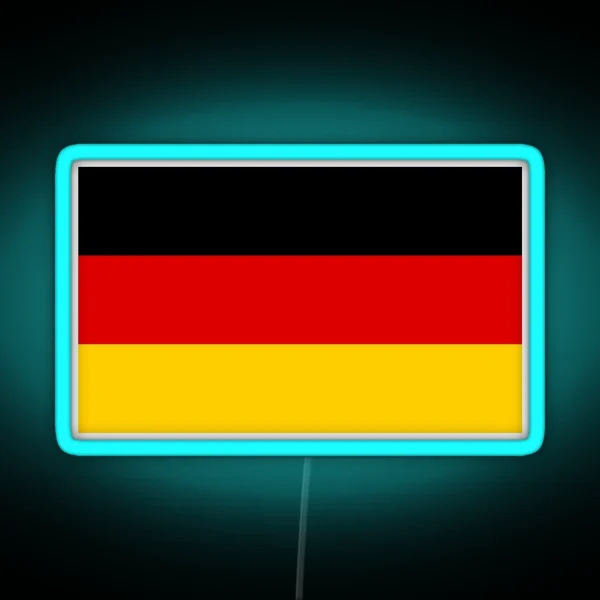 Flag Of Germany Deutsch Flagge RGB Neon Sign