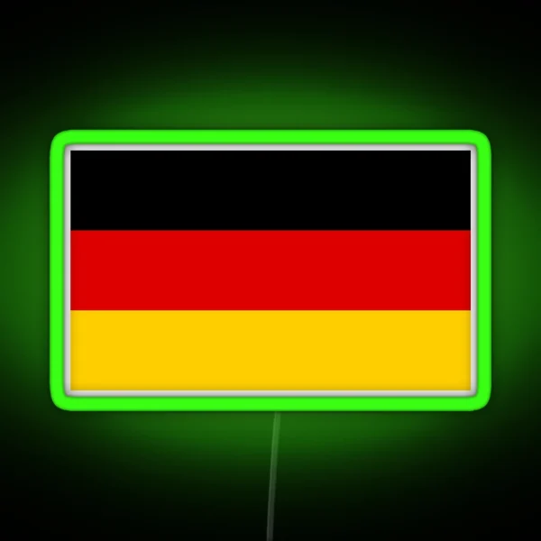 Flag Of Germany Deutsch Flagge RGB Neon Sign