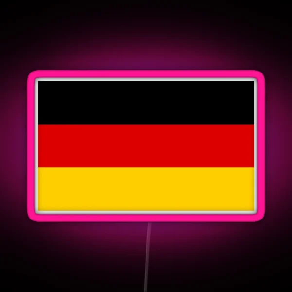 Flag Of Germany Deutsch Flagge RGB Neon Sign