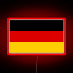 Flag Of Germany Deutsch Flagge RGB Neon Sign