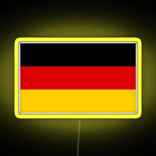 Flag Of Germany Deutsch Flagge RGB Neon Sign