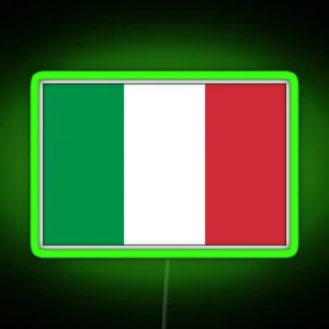 Flag Of Italy RGB Neon Sign