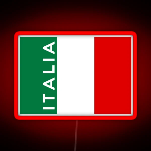 Flag Of Italy RGB Neon Sign