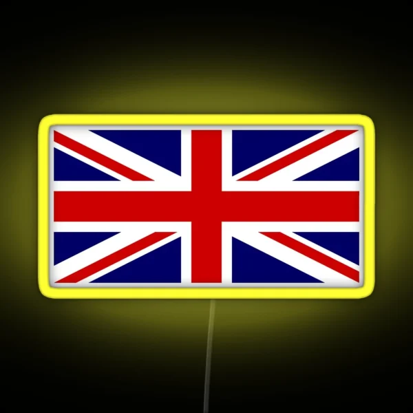 Flag Of The United Kingdoms RGB Neon Sign