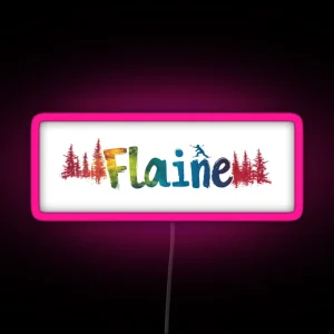 Flaine Alpine Ski Led RGB Neon Sign