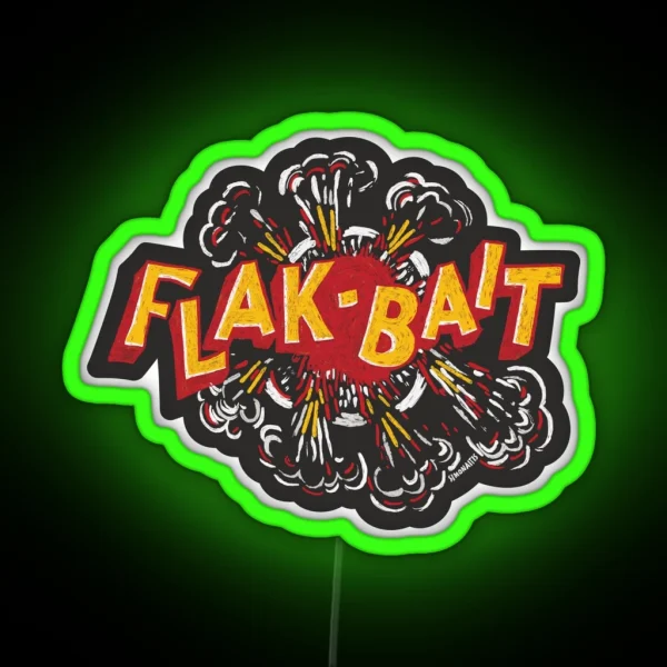 Flak Bait RGB Neon Sign