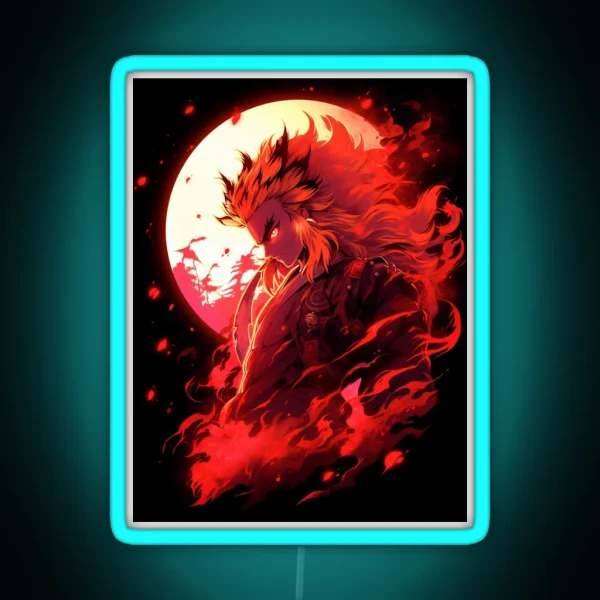 Flame Slayer RGB Neon Sign