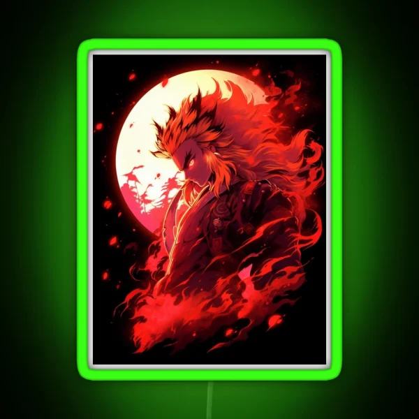 Flame Slayer RGB Neon Sign