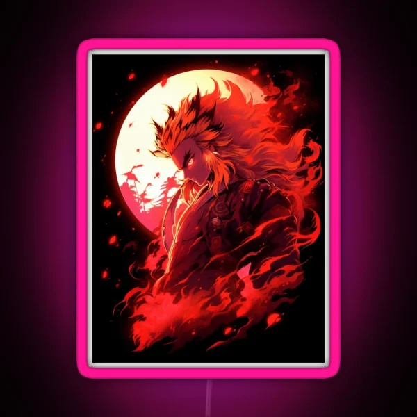 Flame Slayer RGB Neon Sign