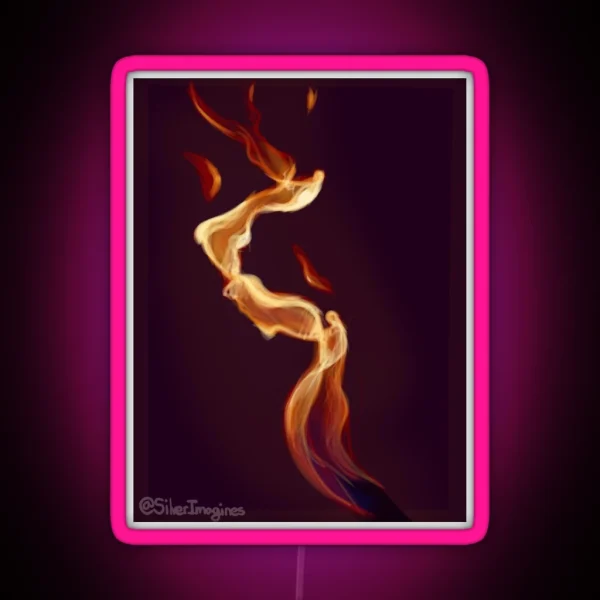 Flames RGB Neon Sign