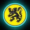 Flanders Circular Flag RGB Neon Sign - Image 3