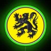 Flanders Circular Flag RGB Neon Sign - Image 4