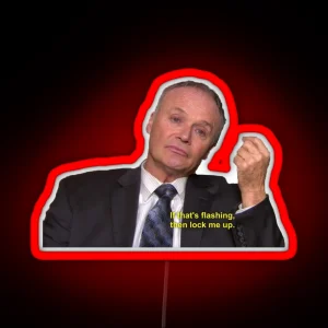 Flashing Creed Bratton The Office RGB Neon Sign