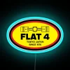 FLAT 4 TOKYO JAPAN RGB Neon Sign - Image 3