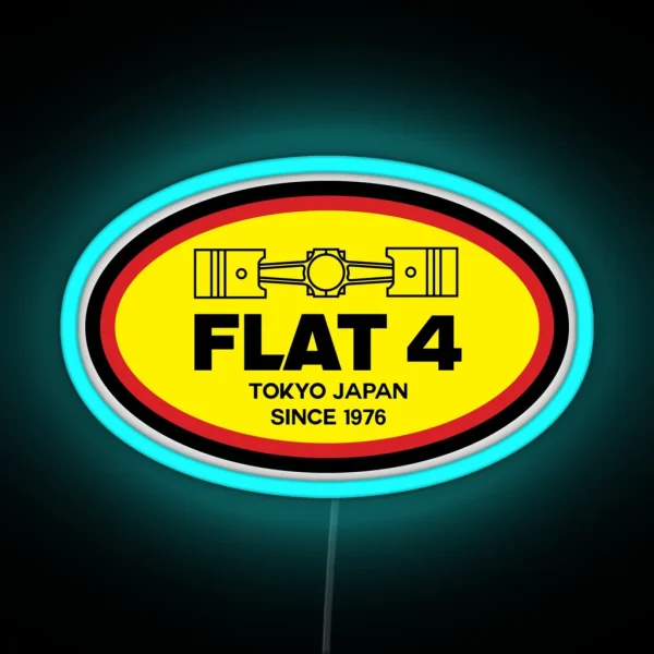 FLAT 4 TOKYO JAPAN RGB Neon Sign