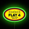 FLAT 4 TOKYO JAPAN RGB Neon Sign - Image 4