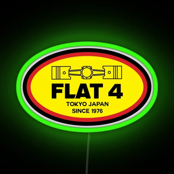 FLAT 4 TOKYO JAPAN RGB Neon Sign