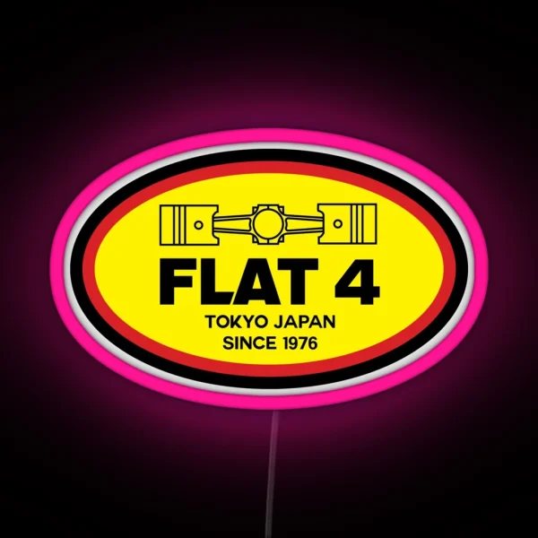 FLAT 4 TOKYO JAPAN RGB Neon Sign