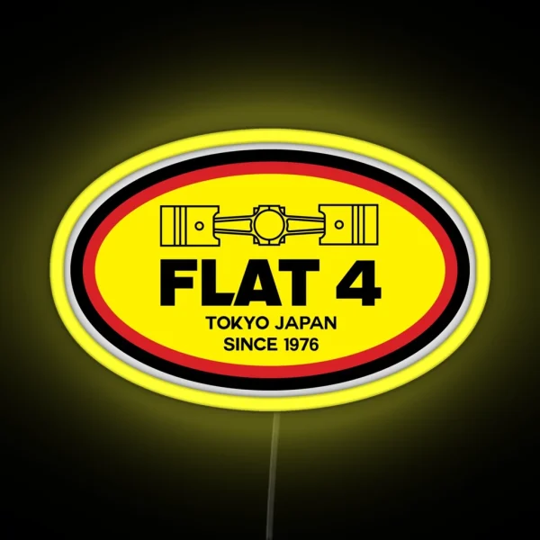 FLAT 4 TOKYO JAPAN RGB Neon Sign