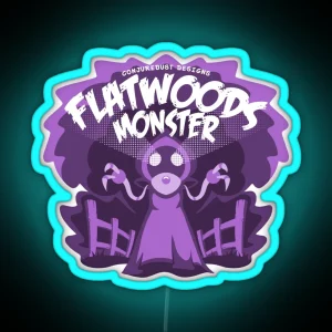 Flatwoods Monster Encounter RGB Neon Sign