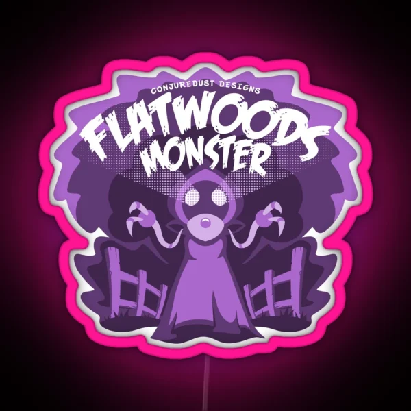 Flatwoods Monster Encounter RGB Neon Sign