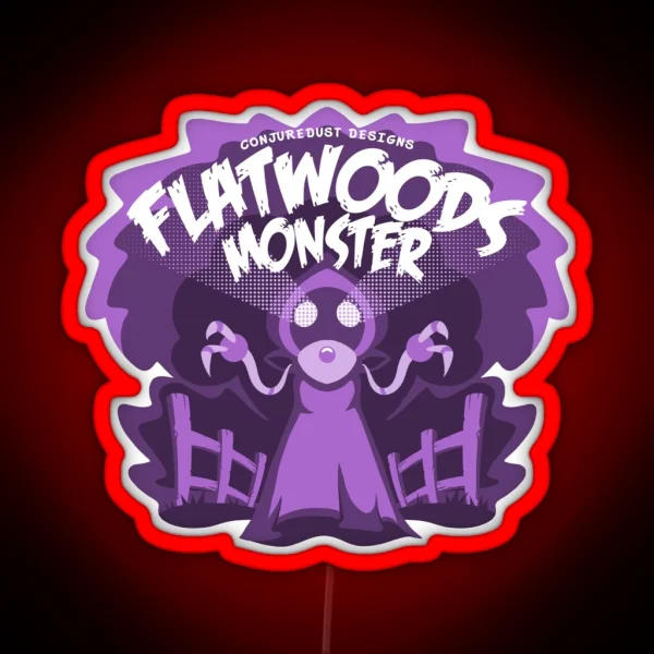 Flatwoods Monster Encounter RGB Neon Sign