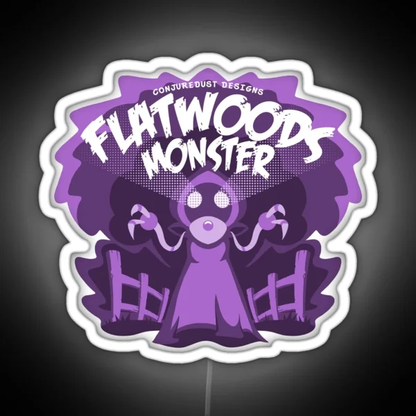 Flatwoods Monster Encounter RGB Neon Sign