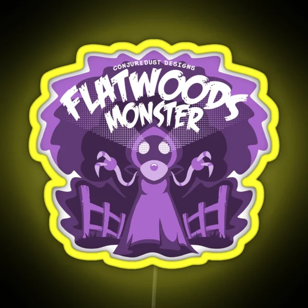 Flatwoods Monster Encounter RGB Neon Sign