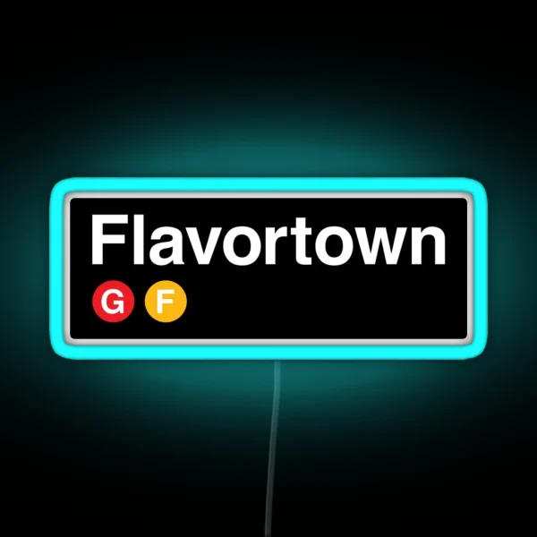 Flavortown RGB Neon Sign