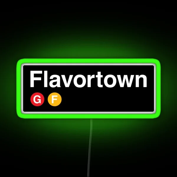 Flavortown RGB Neon Sign