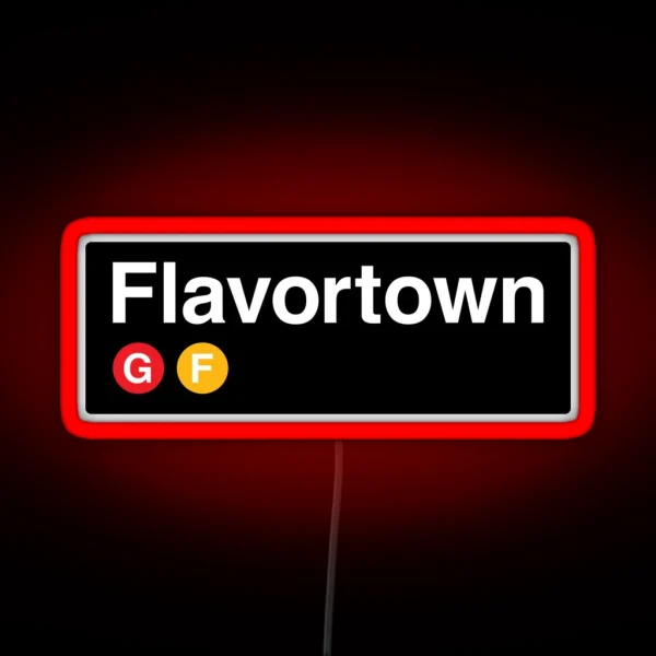 Flavortown RGB Neon Sign