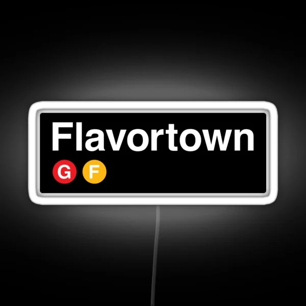 Flavortown RGB Neon Sign