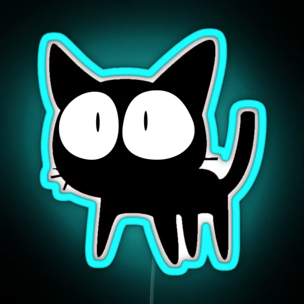 FLCL Cat RGB Neon Sign