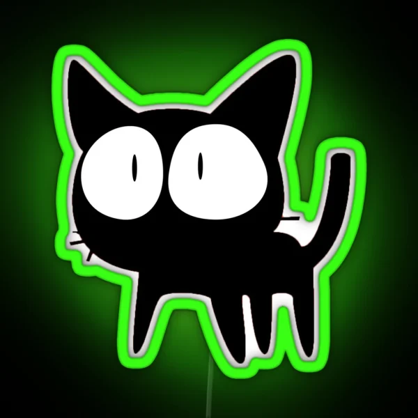 FLCL Cat RGB Neon Sign
