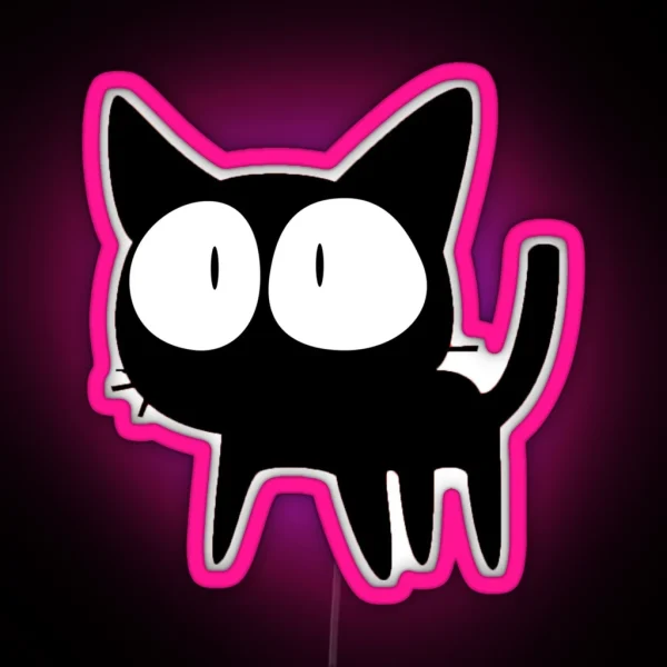 FLCL Cat RGB Neon Sign