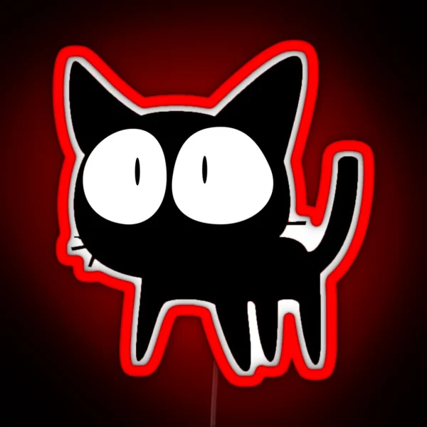 FLCL Cat RGB Neon Sign