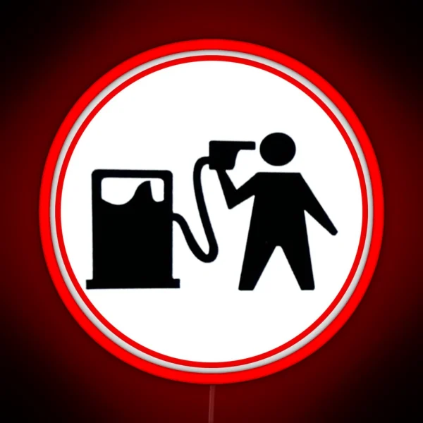Flea 1961 Jazz Bass Gas Pump Led RGB Neon Sign