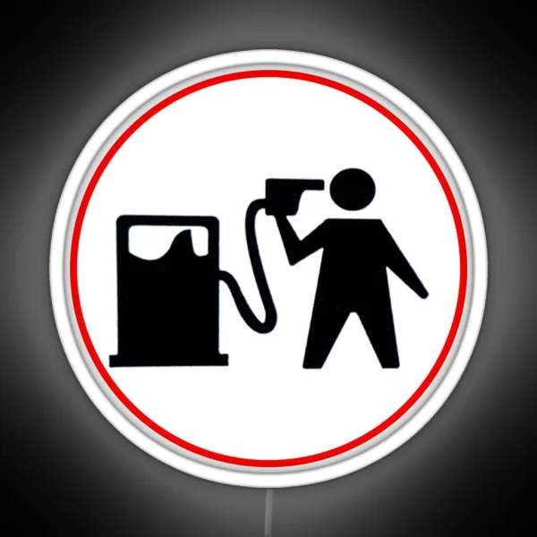 Flea 1961 Jazz Bass Gas Pump Led RGB Neon Sign