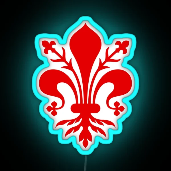 Fleur De Lis Florence RGB Neon Sign