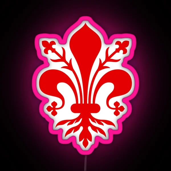 Fleur De Lis Florence RGB Neon Sign