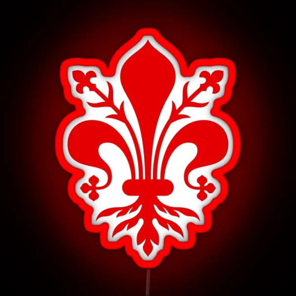 Fleur De Lis Florence RGB Neon Sign