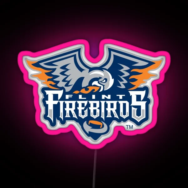 Flint Firebirds RGB Neon Sign